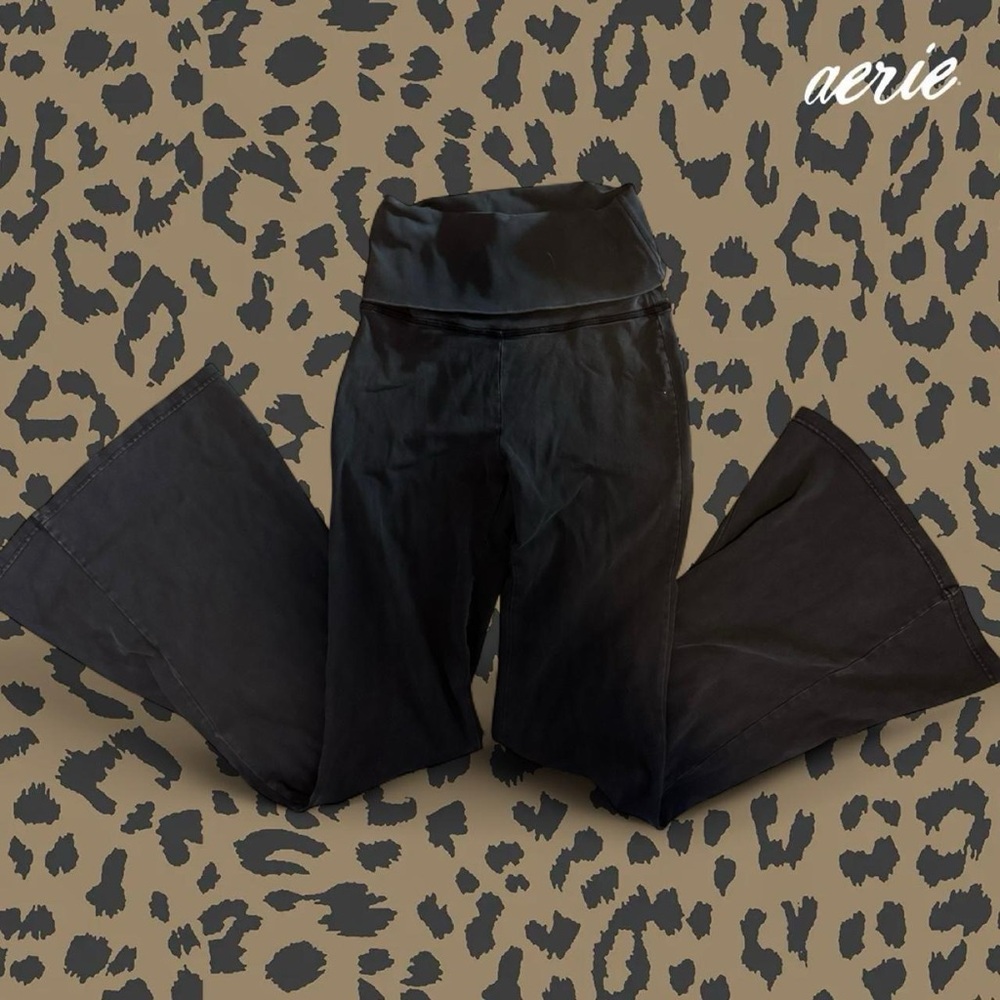 Aerie Black Comfy Lounge Pants